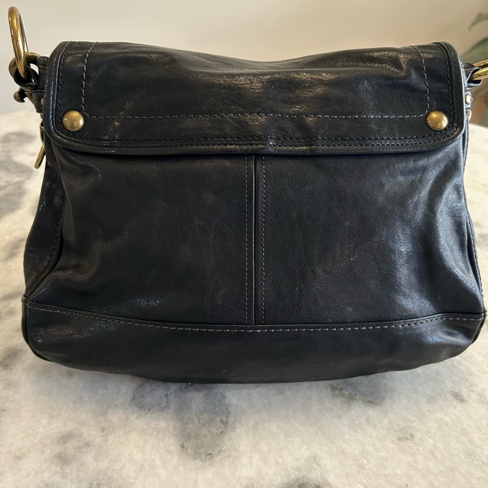 Coach 65th Anniversary Vachetta Black Saddle Bag - Picture 4 of 13